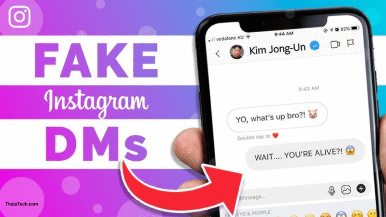 Fake Instagram Chat App