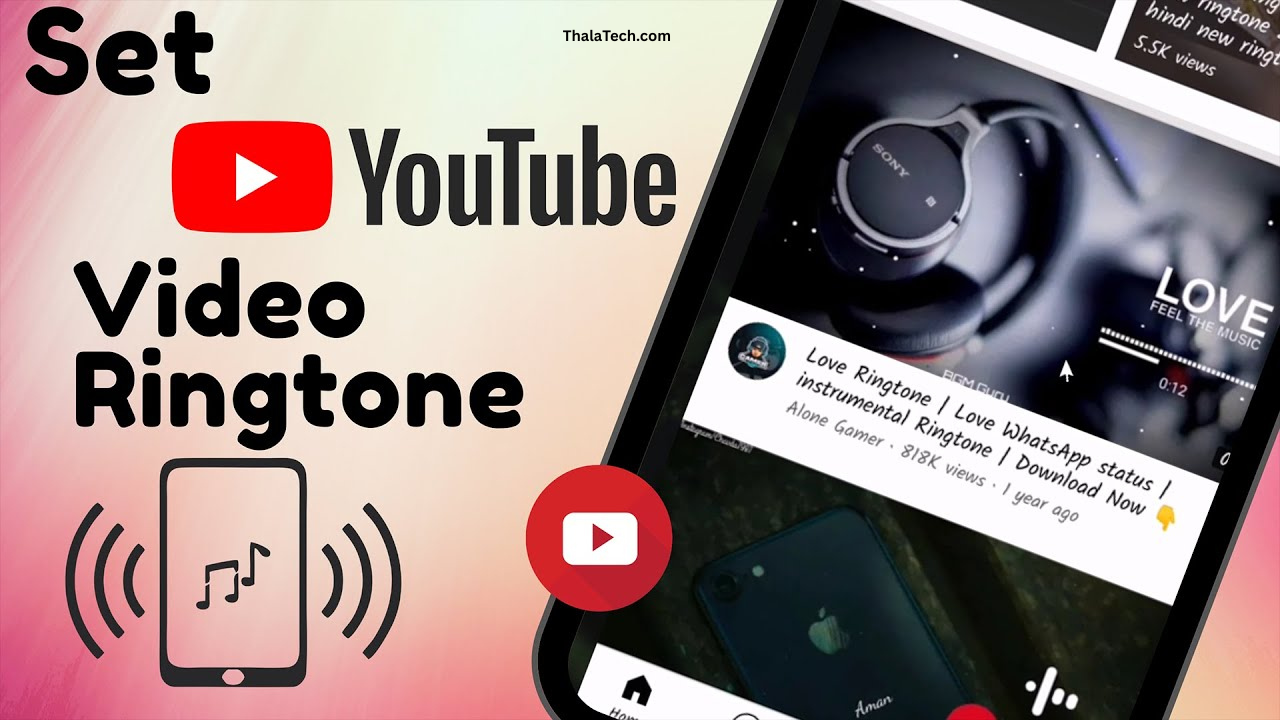 How To Set YouTube Video As Ringtone On Android